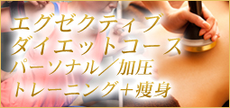 エグゼクティブダイエットコース・パーソナル／加圧トレーニング＋痩身